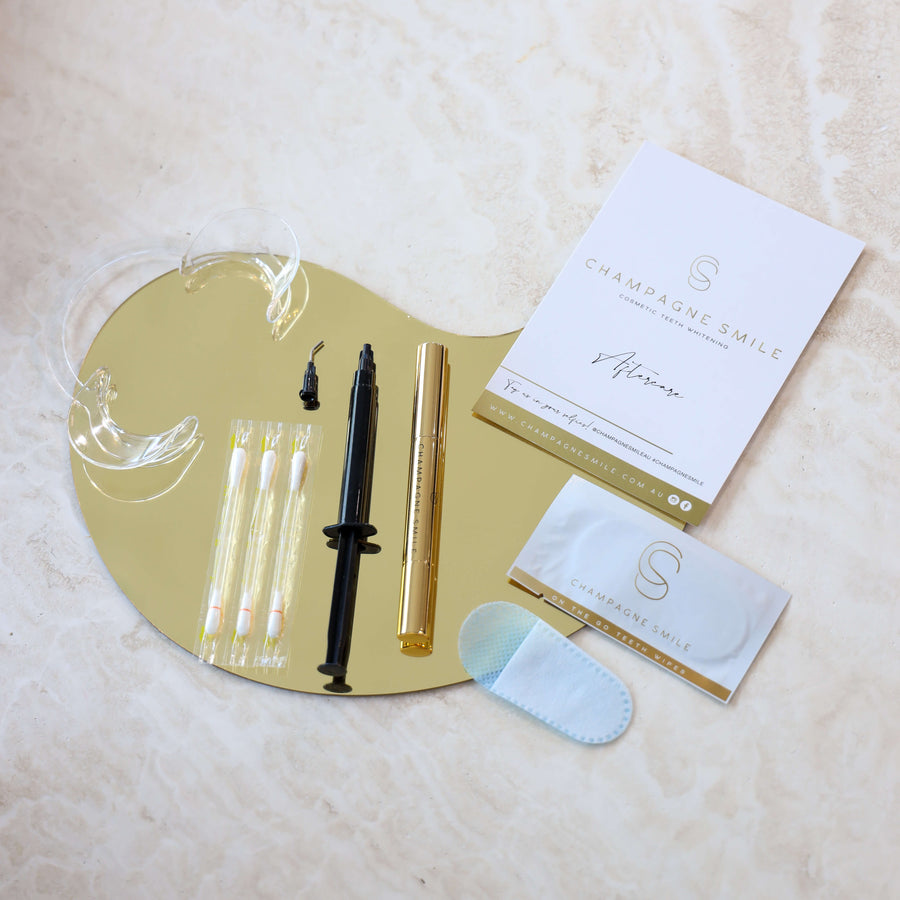 Gold Round Mirror